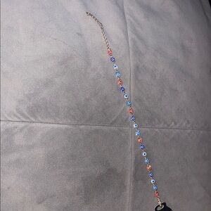 Small bead Colorful Evil Eye bracelet